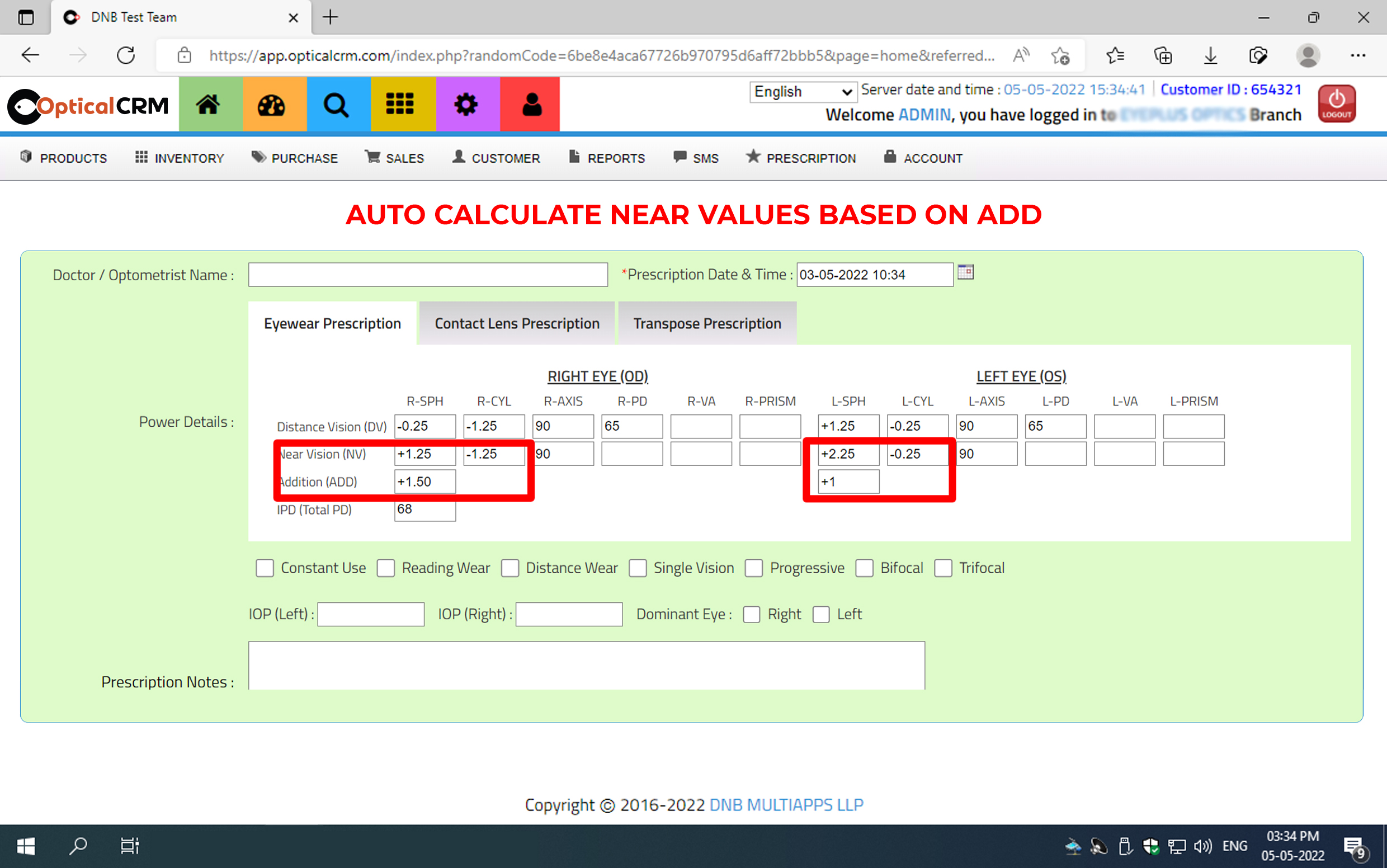 01-Auto calculate NEAR VALUES based on ADD